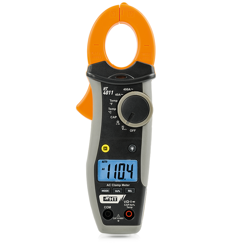 main-img Clamp meter AC 400A with temperature measurement with K-type probe