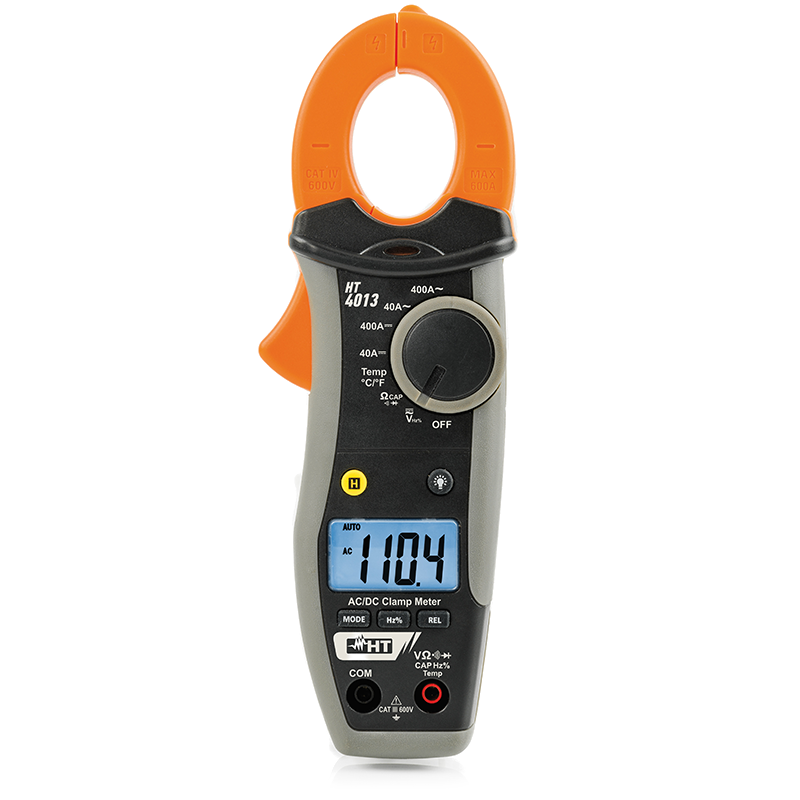 main-img Clamp meter AC/DC 400A with temperature measurement with K-type probe