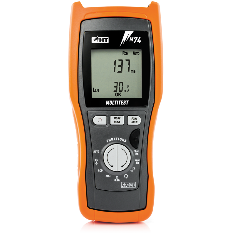 main-img Installation tester safety tests according to CEI 64-8 with TRMS multimeter functions